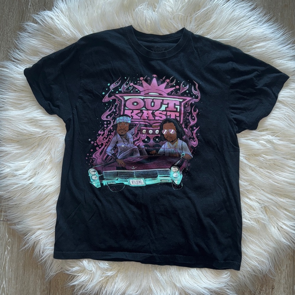Outkast Black Graphic T-Shirt